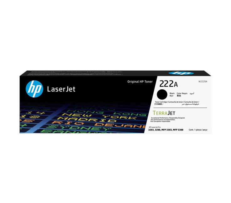 HP HP W2220A (222A) SIYAH LASERJET TONER 1.300 SAYFA Resim-1