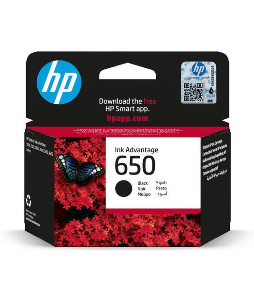 HP SİL -  CZ101A Black Mürekkep Kartuş (650)