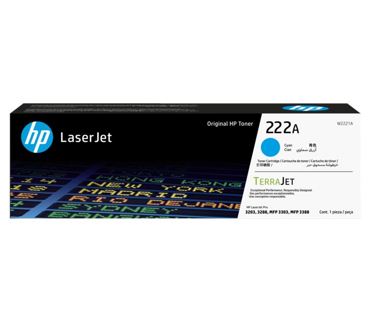 HP  W2221A Mavi Toner Kartuş 222A