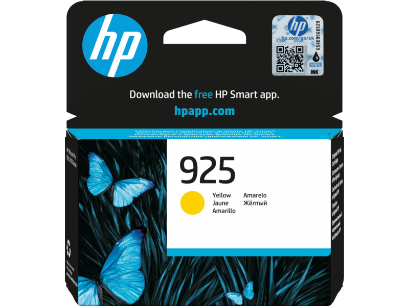 HP (925) 4K0V8PE Sarı/Yellow Orijinal Kartuş
