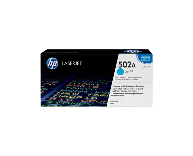 HP  Q6471A Mavi Renkli Toner 502A