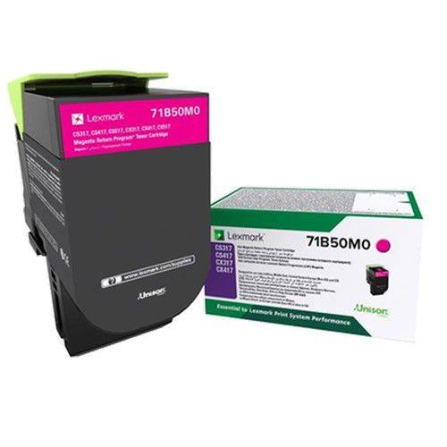 LEXMARK  71b50m0 cs317/471/517/617/cx317/417/517/617 2300 sayfa kırmızı toner