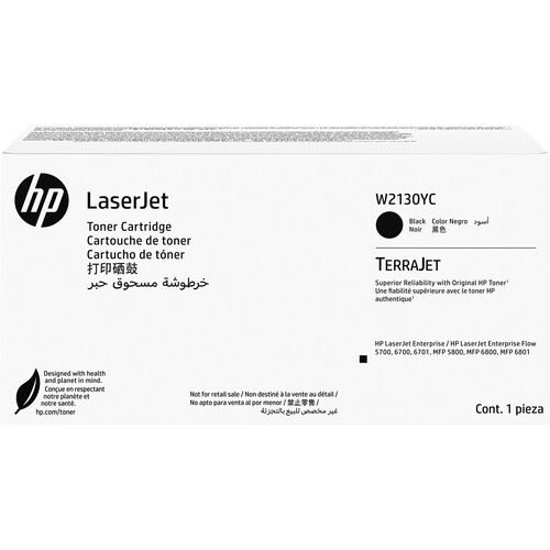 HP  W2130YC (213Y) BLACK CONTRACT LASERJET TONER CARTRIDGE