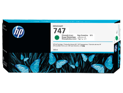 HP  P2V84A (747) 300 ML KROMATIK YESIL GENİS FORMAT MUREKKEP KARTUS