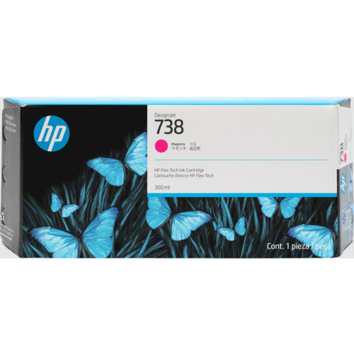 HP 676M7A (738) 300 ML KIRMIZI/MACENTA DESIGNJET INK CARTRIDGE