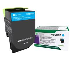 LEXMARK  71b5hc0 cs471/517/cx417/517 3500 sayfa mavi toner