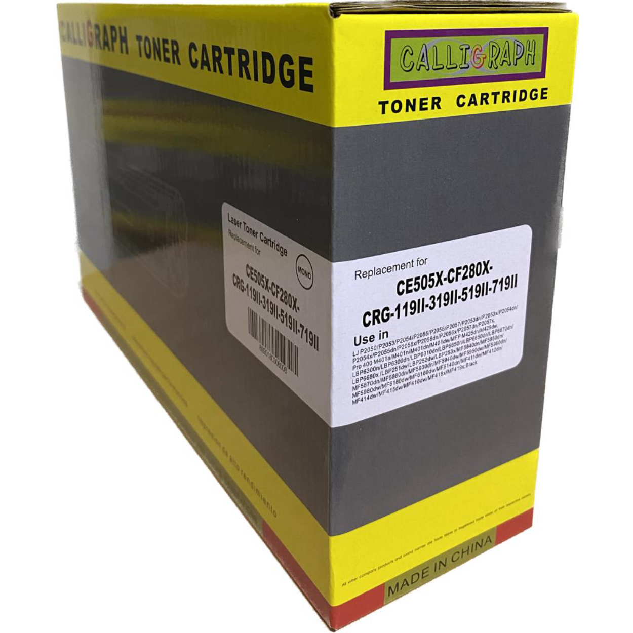 CALLIGRAPH CALLIGRAPH CE505X-CF280X SİYAH TONER P2050,P2055d,P2055n,P2055x 6500 syf