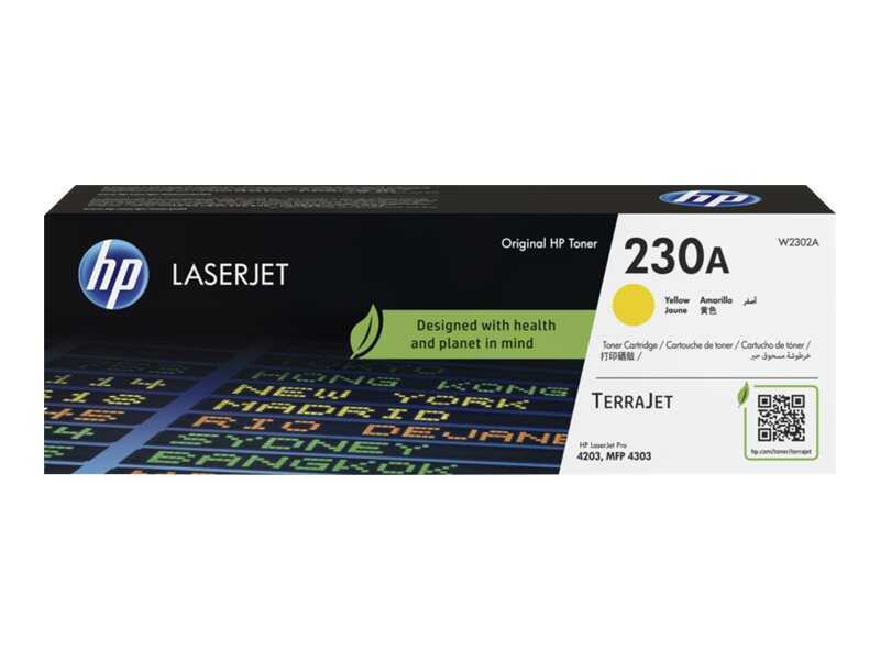 HP 230A-W2302A Sarı Orjinal Toner