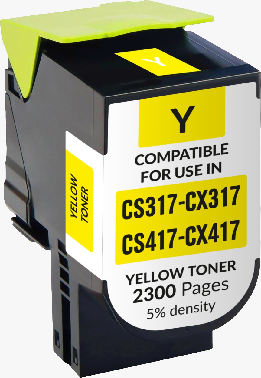 OEM Lexmark Muadil CS-CX 317/417 2300 Sayfa Sarı Toner