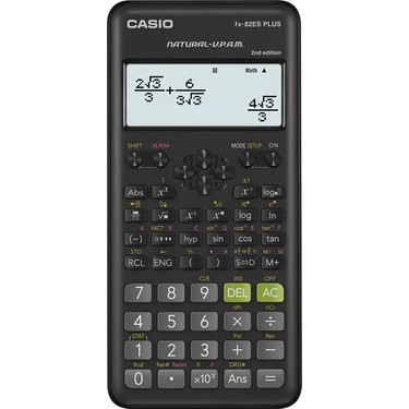 CASIO  FX-82ES PLUS SİYAH BİLİMSEL FONKSİYONLU HESAP MAKİNESİ