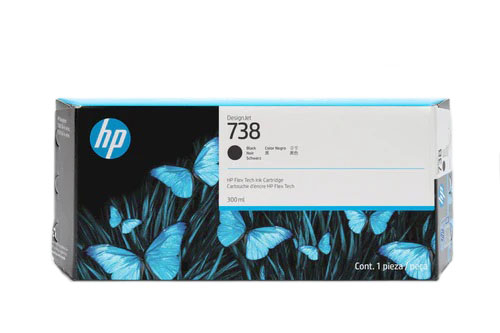 HP  498Q0A Black 300-ml M.Kartuş(738M)
