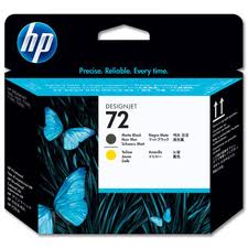 HP  C9384A (72) MAT SIYAH VE SARI BASKI KAFASI Resim-1