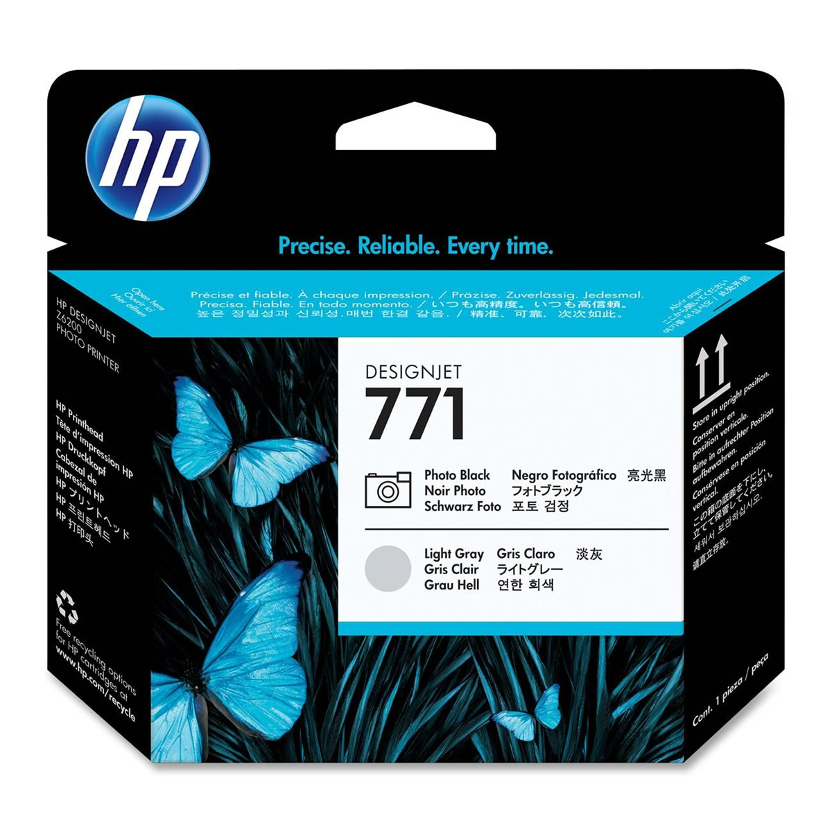 HP  CE020A (771) FOTOGRAF SIYAHI VE ACIK GRI BASKI KAFASI