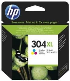 HP No 304Xl Yüksek Kapasiteli Üç Renkli Kartuş