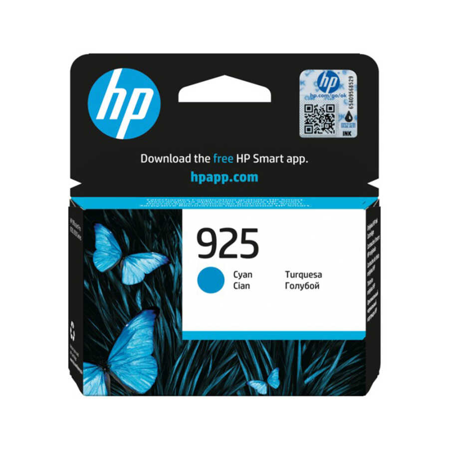 HP 925 (4K0V6PE) Mavi Orjinal Kartuş