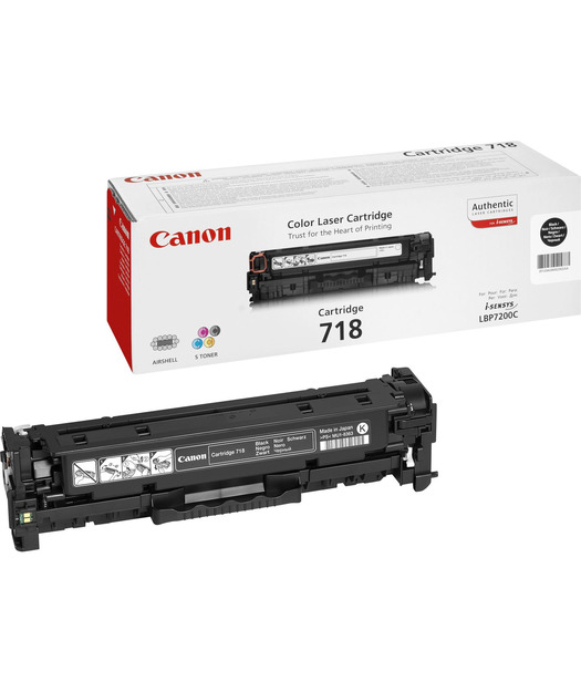 CANON  crg-718bk toner k. 2662b002
