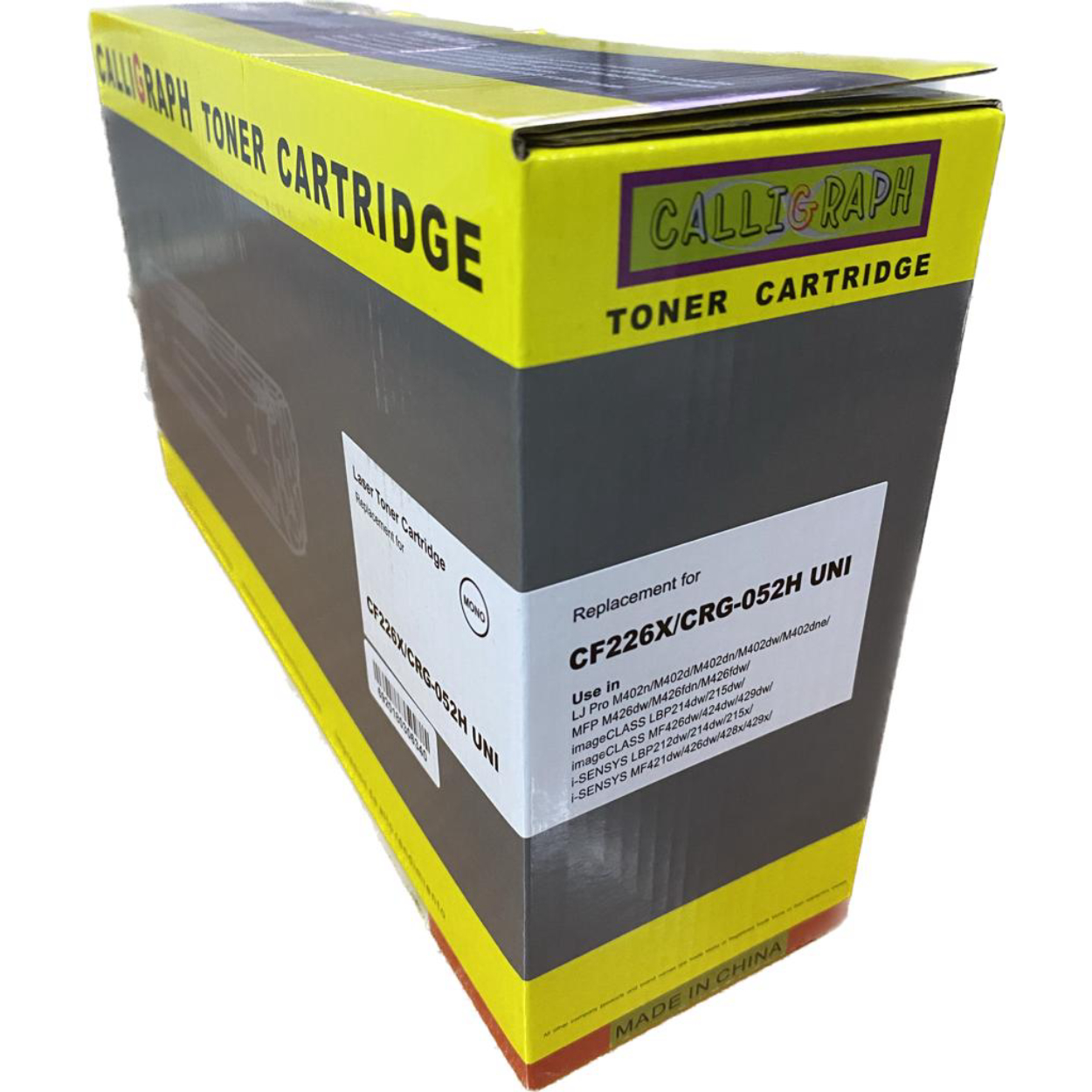 CALLIGRAPH CALLIGRAPH CF226X M402A / M426A / M427A SİYAH TONER 9000 Syf Resim-1