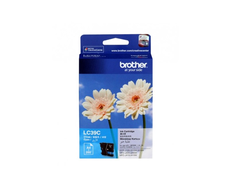 BROTHER LC-39C MFC-j220-DCPj315W 260 Sayfa Mavi Kartuş
