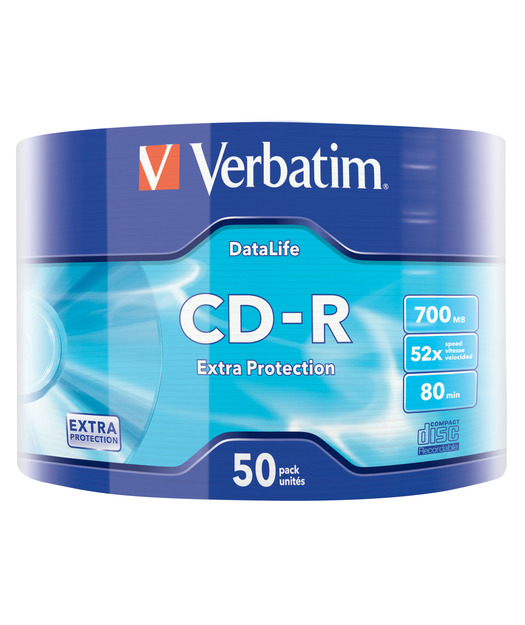 VERBATIM 43787 CD-R 50 Wrap Extra Protection 52x700MB 43787