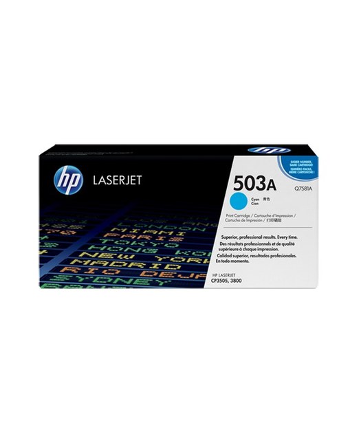 HP Q7581A Cyan Toner Kartuş (503A) Q7581A
