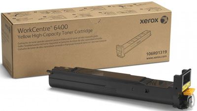 XEROX Phaser 6400 için Toner Sarı Yüksek Kapasiteli 14000 Sayfa 106R01319