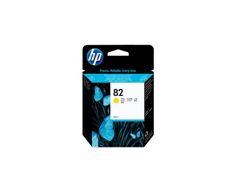 HP CH568A  82 28-ml Sarı Mürekkep Kartuşu