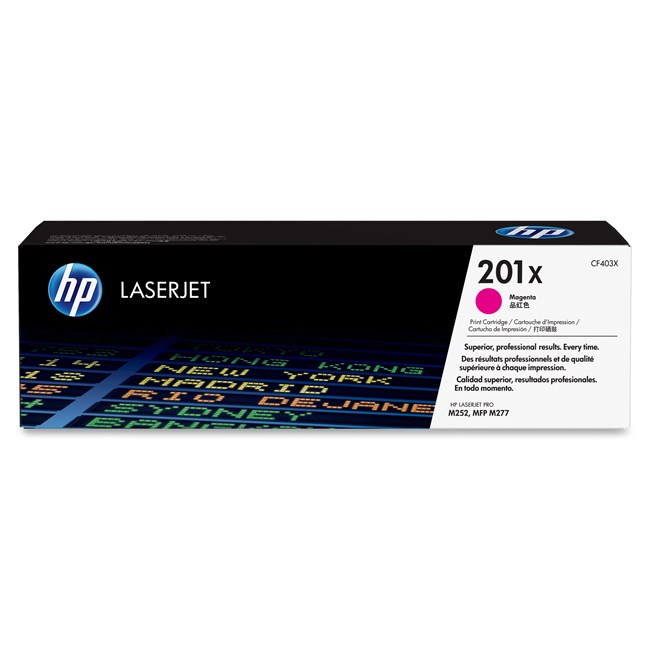 HP 201X-CF403X Kırmızı Orjinal Toner Yüksek Kapasiteli