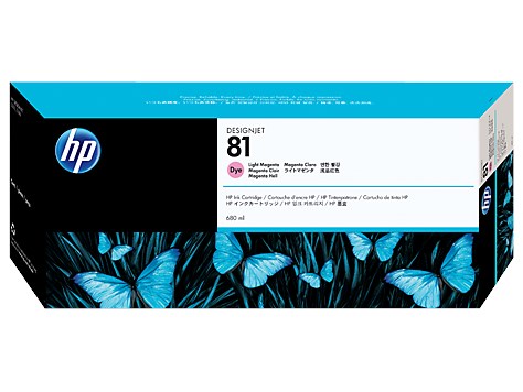 HP C4935A Açık Kırmızı Mürekkep Kartuş (81)