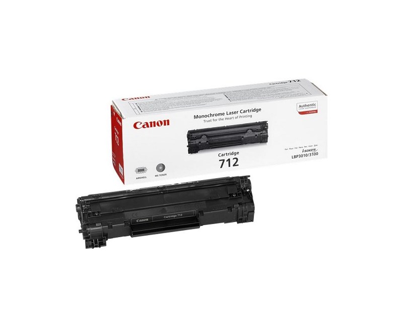 CANON CRG-712 LBP3010 LBP3100 1500 SAYFA SIYAH TONER Resim-1