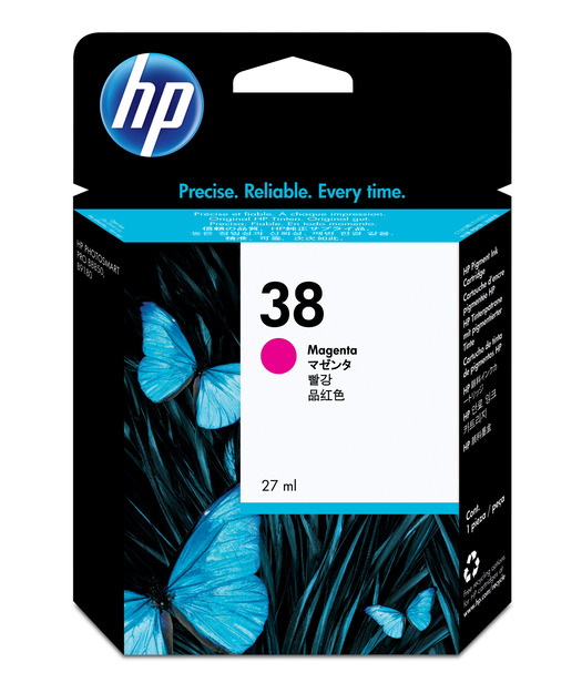 HP C9416A Magenta Mürekkep Kartuş (38) C9416A