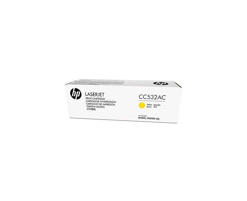 HP 304A-CC532AC Sarı Orjinal Toner Resim-1