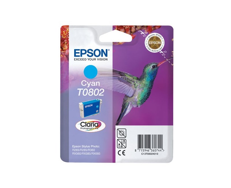 EPSON C13T08024020 C Mürekkep Kartuş