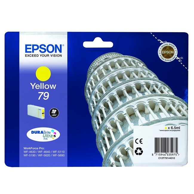 EPSON C13T79144010 Singlepack Yellow 79 DURABrite