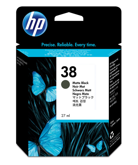 HP C9412A Matte Bl. Mürekkep Kartuş (38) C9412A