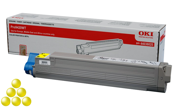 OKI 44036025 TONER-Y-ES9410/ES9420WT