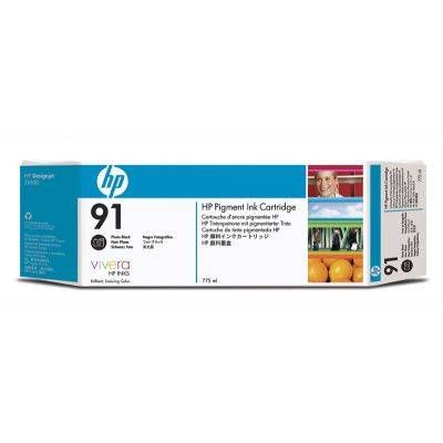 HP C9481A NO 91, Inkjet photo siyah, 775ml 3'lu paket