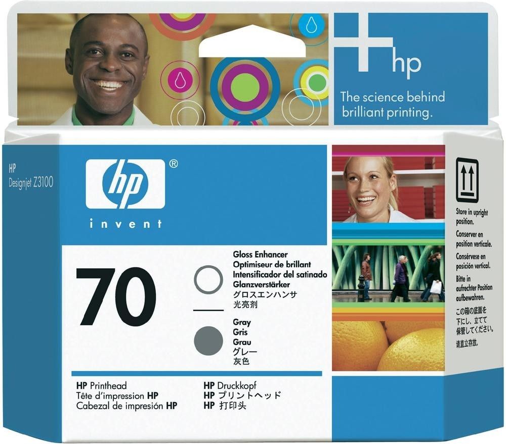 HP C9410A Inkjet gloss enhancer-gri no 70 baskı kafası