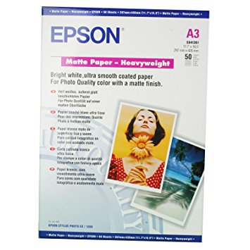 EPSON C13S041261 MATTE PAPER HEAVYWEIGHT A3 50SYF 167G