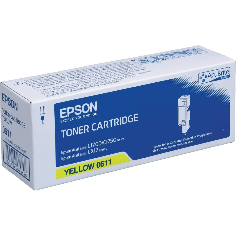 EPSON CX17NF MODEL YAZICI İÇİN Yuksek Kapasite Sarı Toner C13S050611
