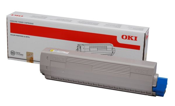 OKI 44844613 SARI TONER/C822/7.300 SAYFA Resim-1