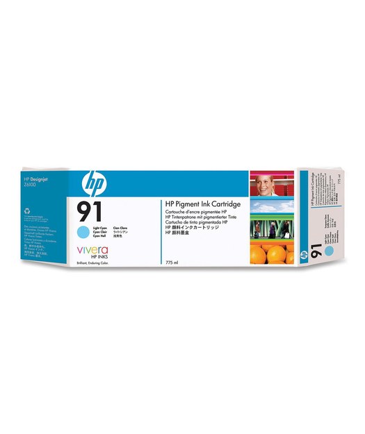 HP C9470A Light Cyan Mürekkep Kartuş (91) C9470A