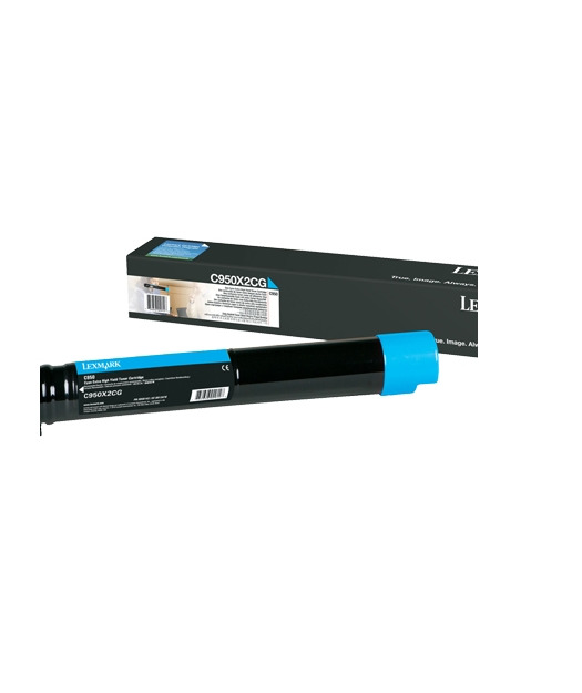 LEXMARK C950X2CG Cyan Toner (22K) LEXC950X2CG