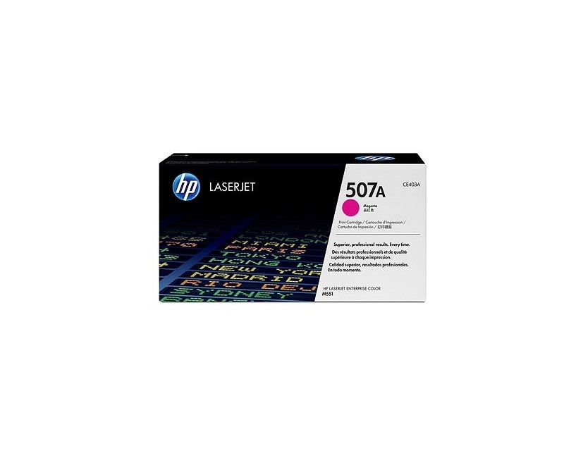 HP 507A-CE403A Kırmızı Orjinal Toner Resim-1