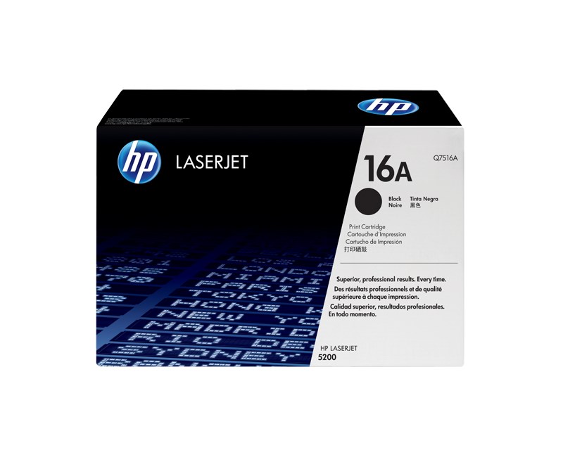 HP Q7516A  Q7516A (16A) SİYAH LAZER TONER