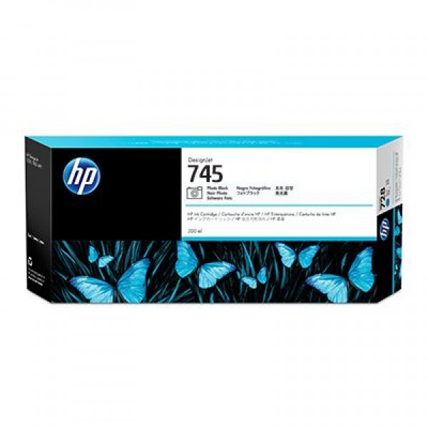 HP HP F9K04A (745) FOTOGRAF SIYAHI 300 ML GENIS FORMAT MUREKKEP KARTUSU