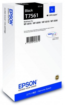 EPSON C13T756140 INK CARTRİDGE L BLACK 50 ML-WORKFORCE PRO WF 8010-8090-8510-8590