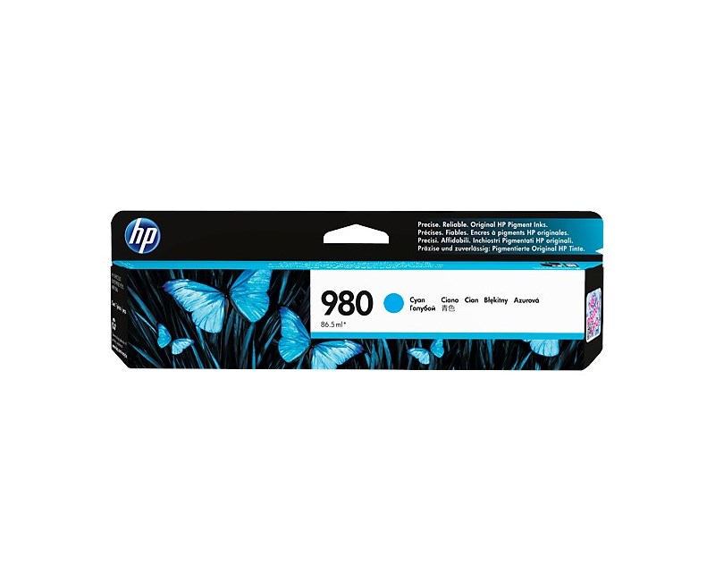 HP D8J07A  980 Camgöbeği Orijinal Mürekkep Kartuşu Resim-1