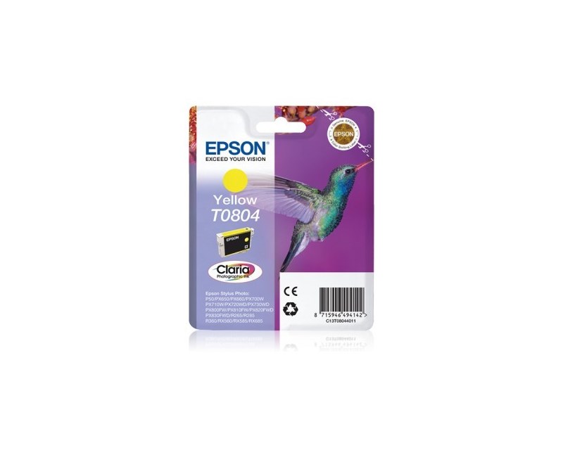 EPSON C13T08044021 Sarı Mürekkep Kartuş