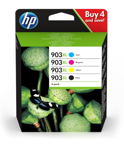 HP 3HZ51AE CMY BK 4'lü Mürekkep Kartuş (903XL) 3HZ51AE