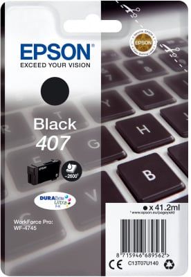 EPSON C13T07U140 SIYAH KARTUS 2.600 SAYFA